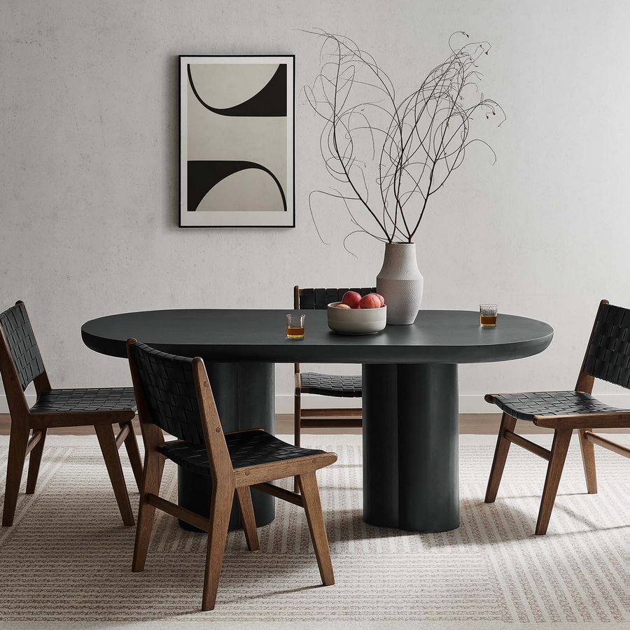 Popular Black Oval Dining Room Table 2024