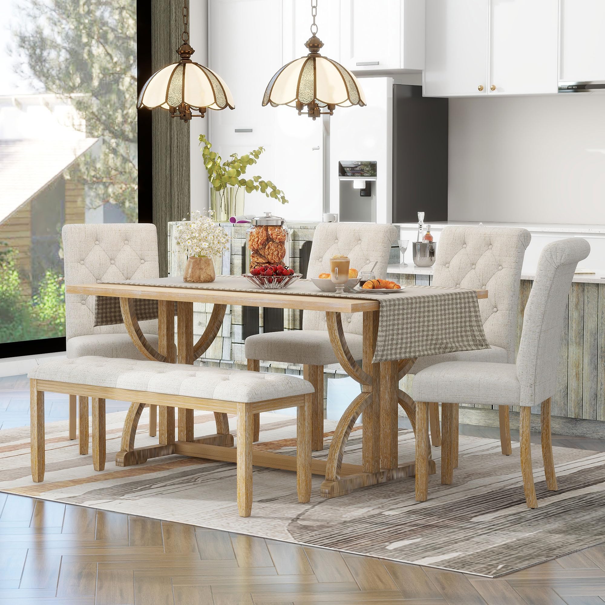 Popular Dining Room Sets With Bench 2025: Stylish and Space-Saving Solutions