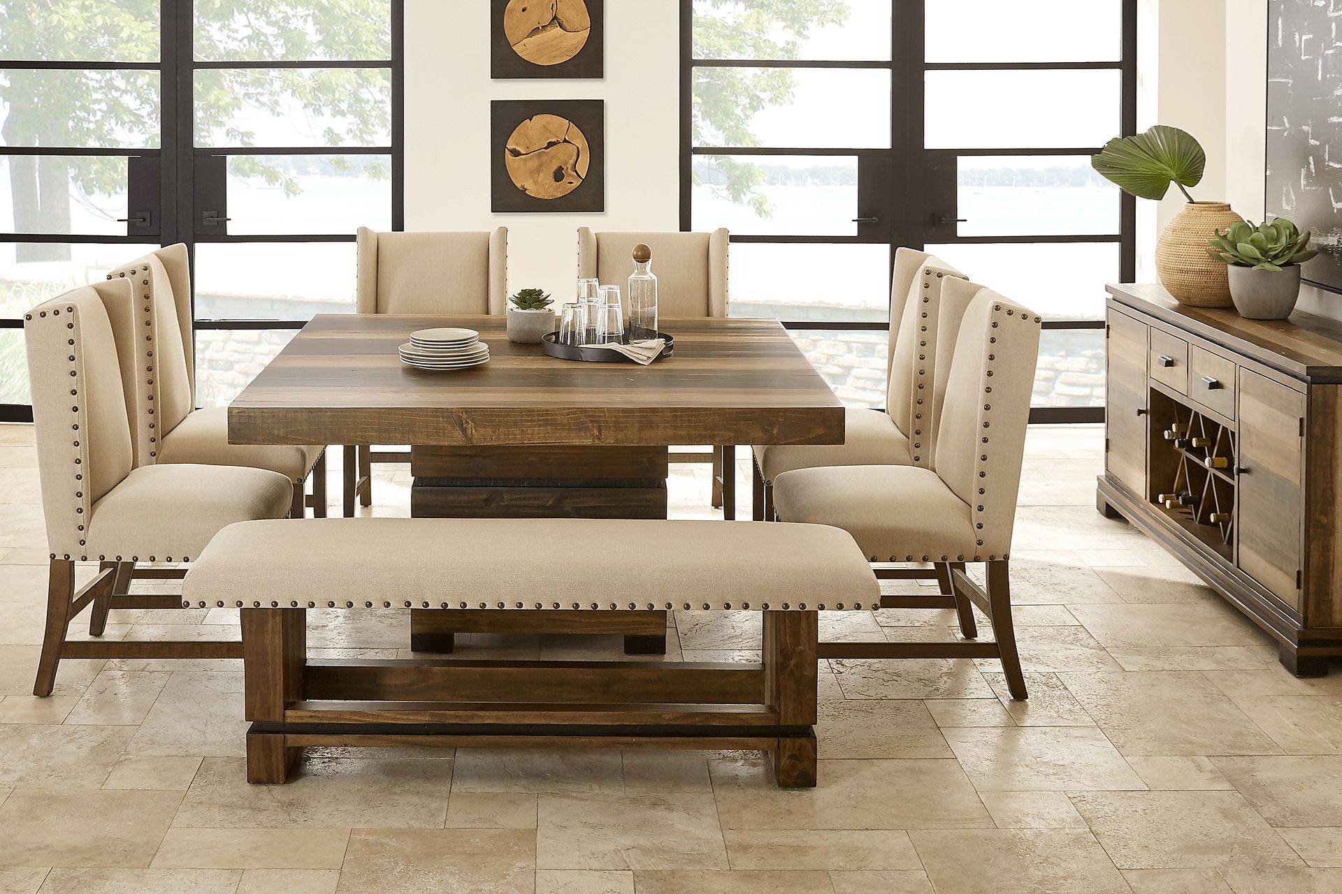 Square Dining Room Table for 8